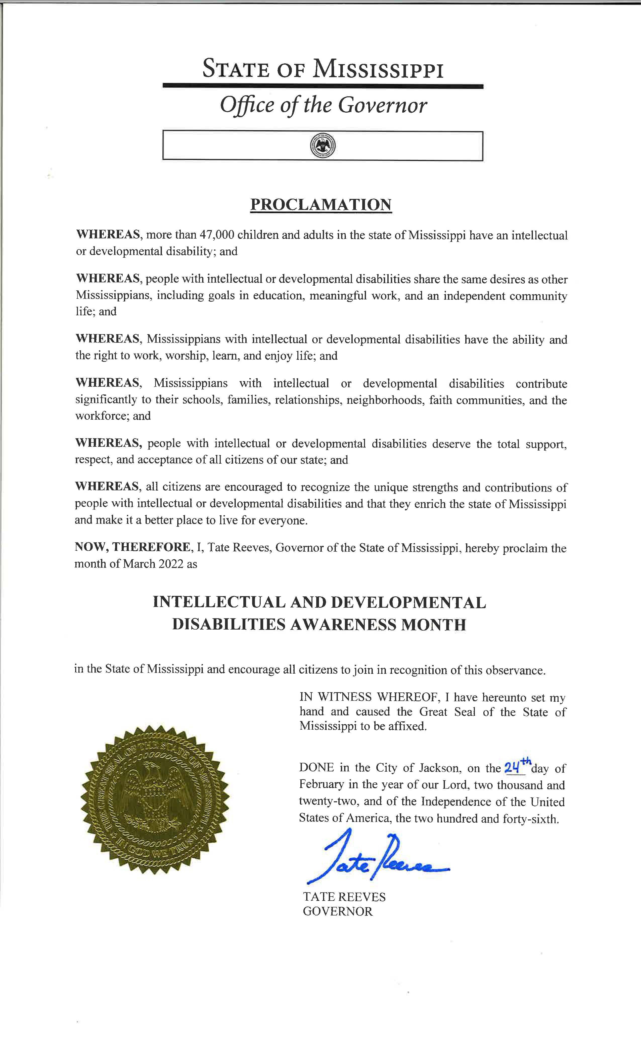 Intellectual and Developmental Disabilities Awareness Month North